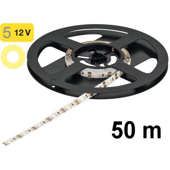 Industrial LOOX5 LED 2074 valgusriba, 50 m/rull, 9.6 W/m, soe valgus 3000 K, 12 V (kleebitav, valge)