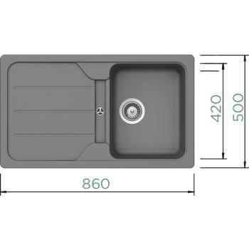 Graniitvalamu FORMHAUS D-100 Schock (hall / croma)