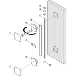 Durvju taisnošanas furnitūras komplekts PLANOFIT 2400 mm