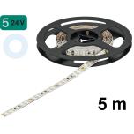 LOOX5 LED 3052 apgaimojuma lenta 5 m/roll, 19,2 W/m, aukstā gaisma 4000 K, 24 V (uz abpusējās līmlentes)