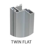 TWIN FLAT rokturprofils 2700 mm (alumīnijs)