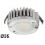 LOOX LED 2040 valgusti 1.5 W, 3000 K, soe valgus, 12 V (alumiinium)