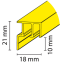 Lükanduksesüsteemi SUPERIOR alumine jooksusiin, 2000 mm (alumiinium)