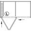 Peit-voldikukse süsteem HAWA FOLDING CONCEPTA 25 kinnituste kmpl. 1851mm-2600mm, vasak